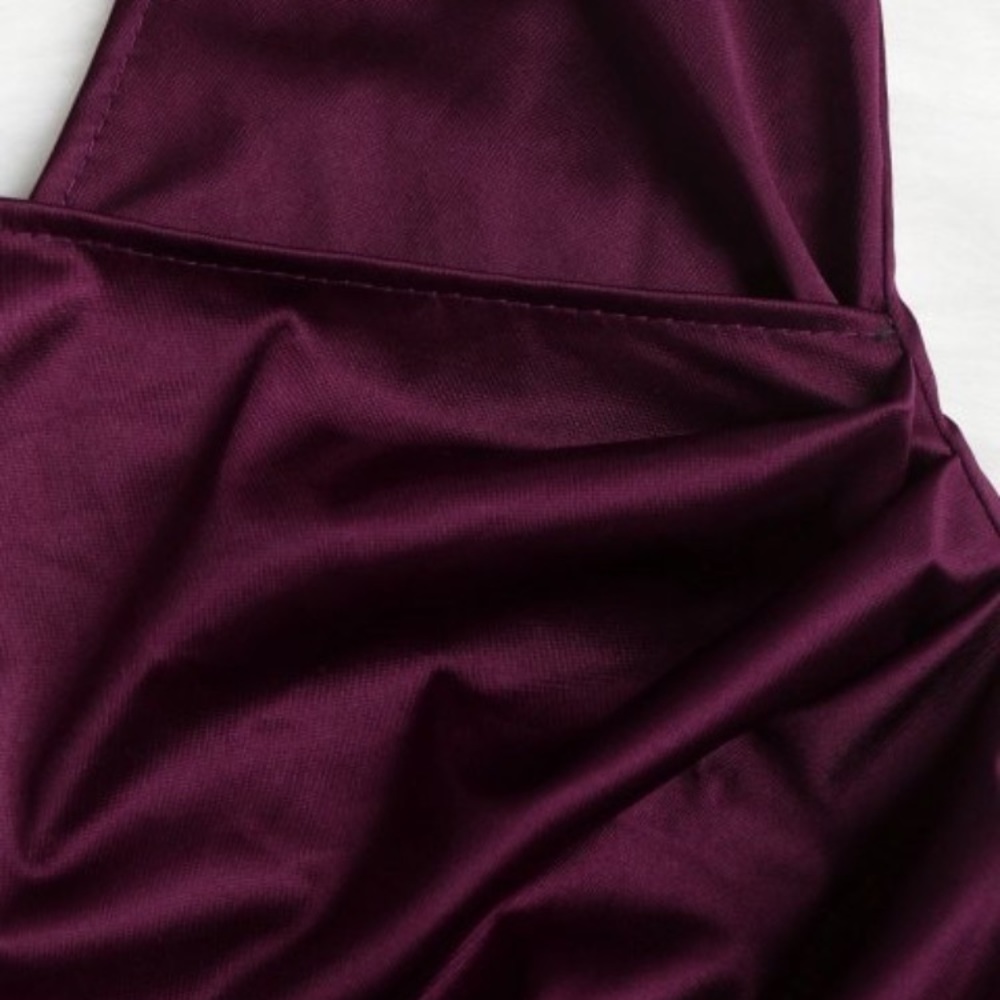 Cami Draped Crossover Slip Dress from Zaful - Picture 3 of 5